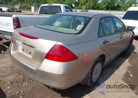 2006 Honda Accord 2.4 Vp из США, поврежденный, VIN 1HGCM56106A059648
